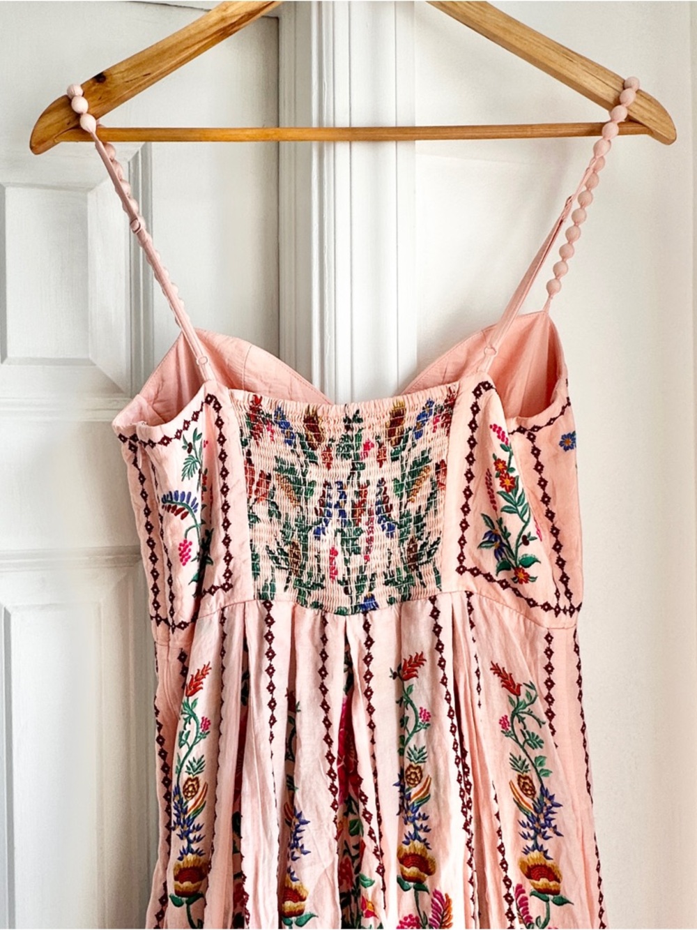 Farm Rio Delicate Forest Pink Maxi Dress - Picture 11 of 16